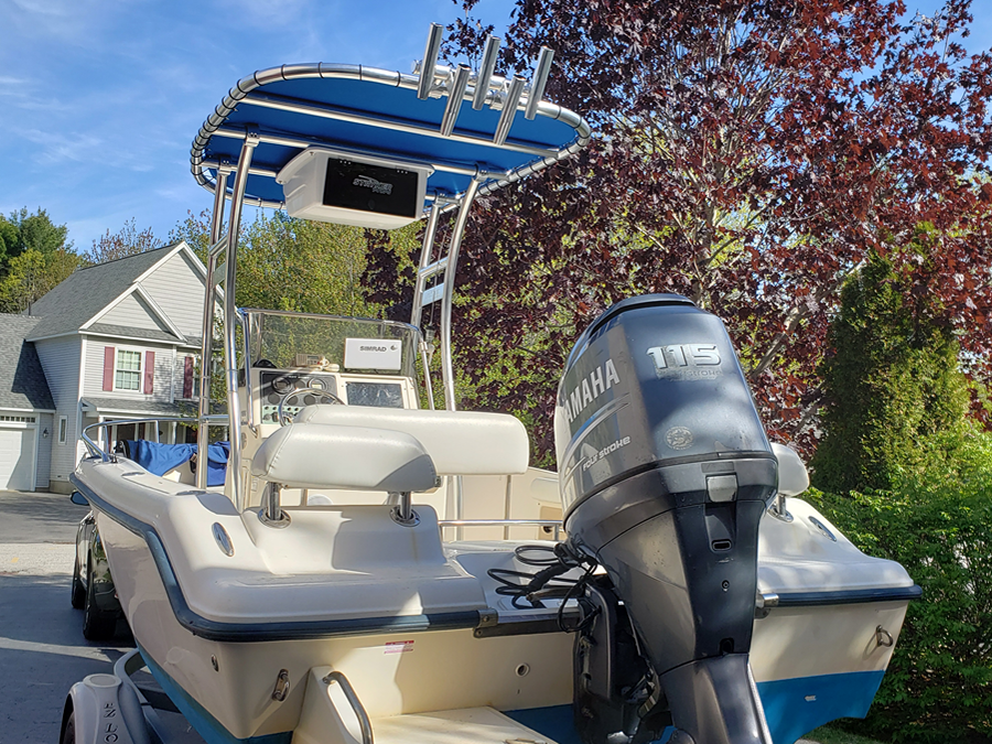 2004 Key West 186 with SG300 Boat T-Top