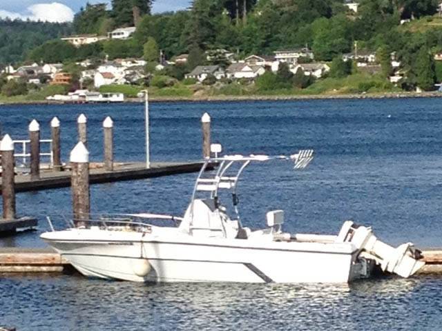 1988 Angler Center Console 21' with SG300 Boat T-Top