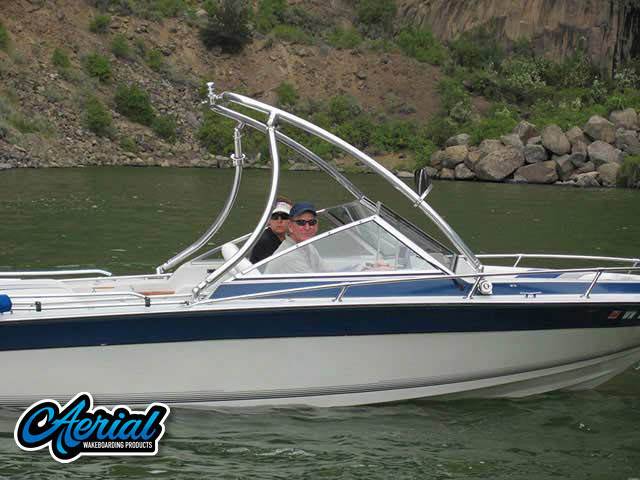1988 Blue Water with Ascent Wakeboard Tower