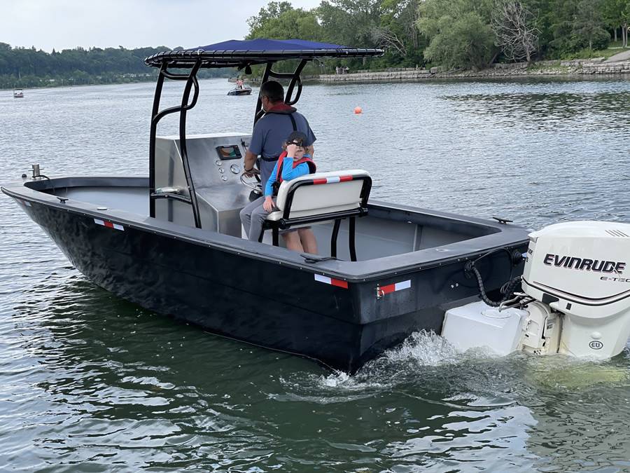 1998 Custom Hull Keel with SG600 Boat T-Top