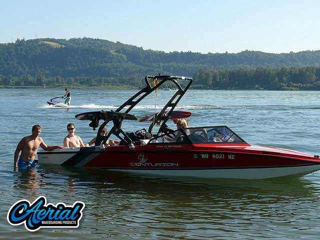 1991 Ski Centurion with FreeRide Wakeboard Tower