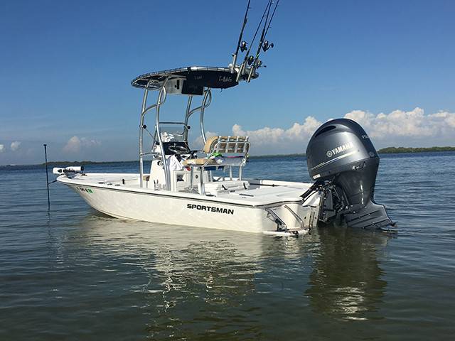 2017 Sportsman 214T with SG600 Boat T-Top, customer install photo