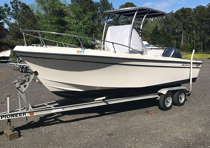 1984 Grady-White 206 Fisherman with SG300 Boat T-Top, customer install photo
