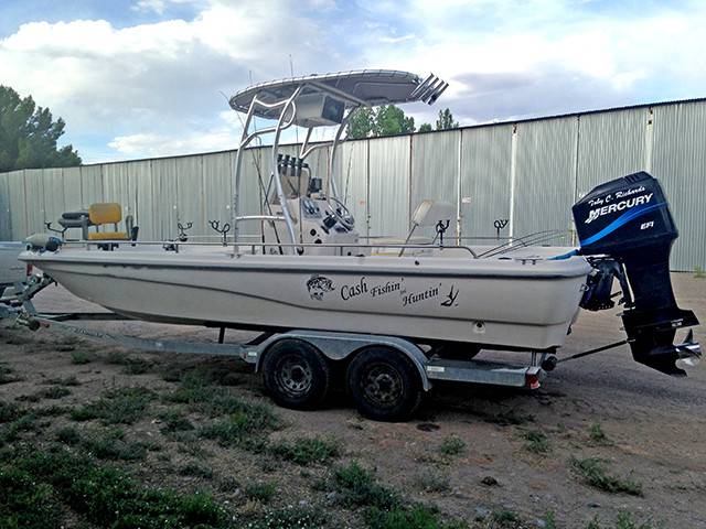 2003 Fishmaster with SG600 Boat T-Top, customer install photo