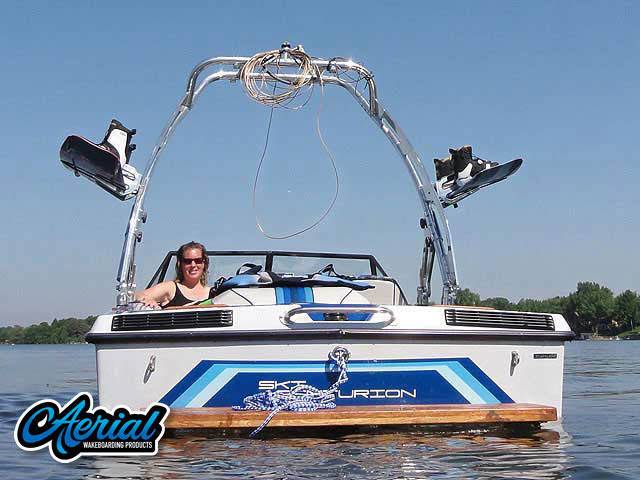 1987 Ski Centurion Tru Trac II with FreeRide Wakeboard Tower