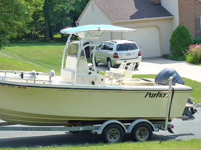 2007 Parker 2100 with SG600 Boat T-Top
