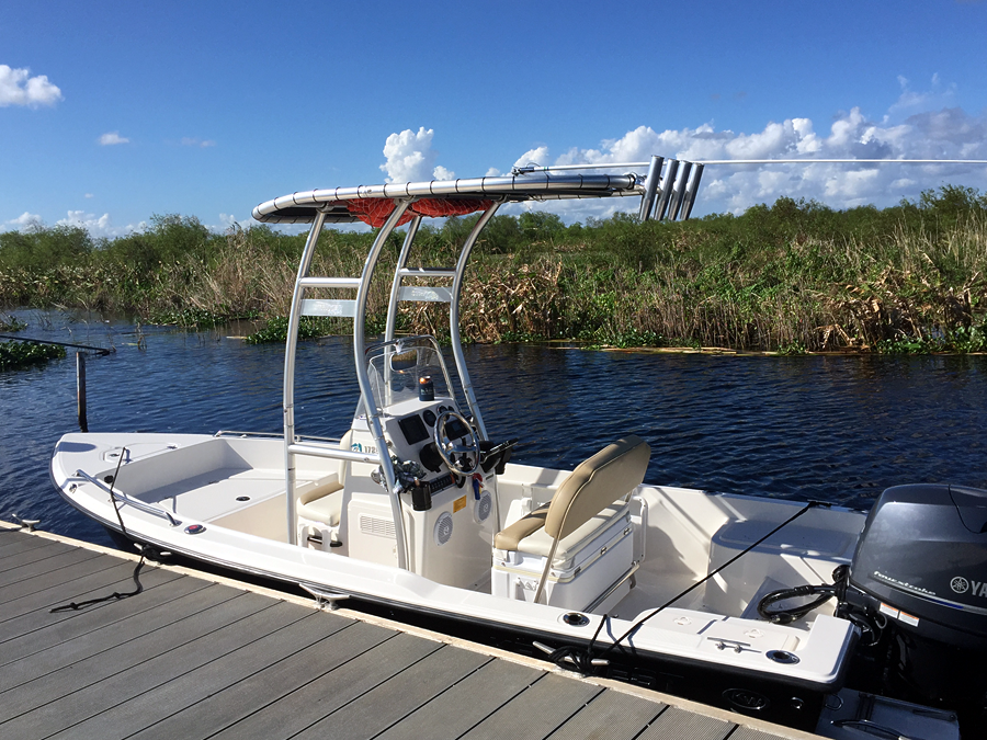 2016 Key West 1720 CC with SG300 Boat T-Top