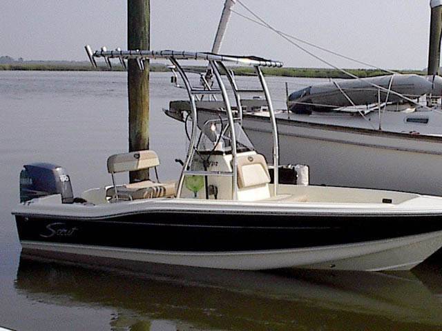 2011 Scout 175 SF with SG300 Boat T-Top