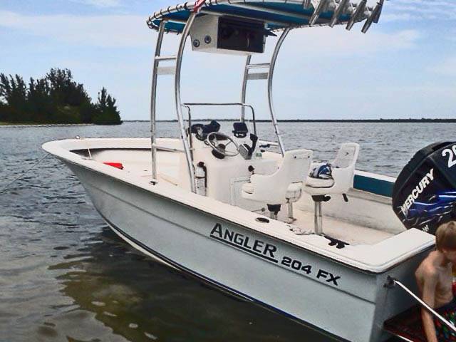 Angler with SG300 Boat T-Top