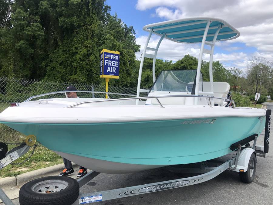 1992 Pro-Line with SG300 Boat T-Top, customer install photo