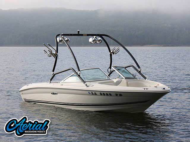 2001 Sea Ray 182 Bowrider with Airborne Wakeboard Tower — customer install photo