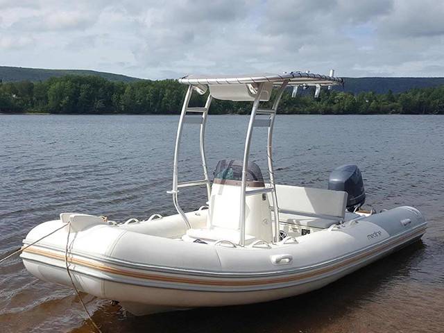 2013 Zodiac 540 with SG300 Boat T-Top