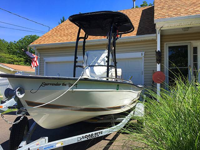 2016 Key Largo 160 with SG600 Boat T-Top