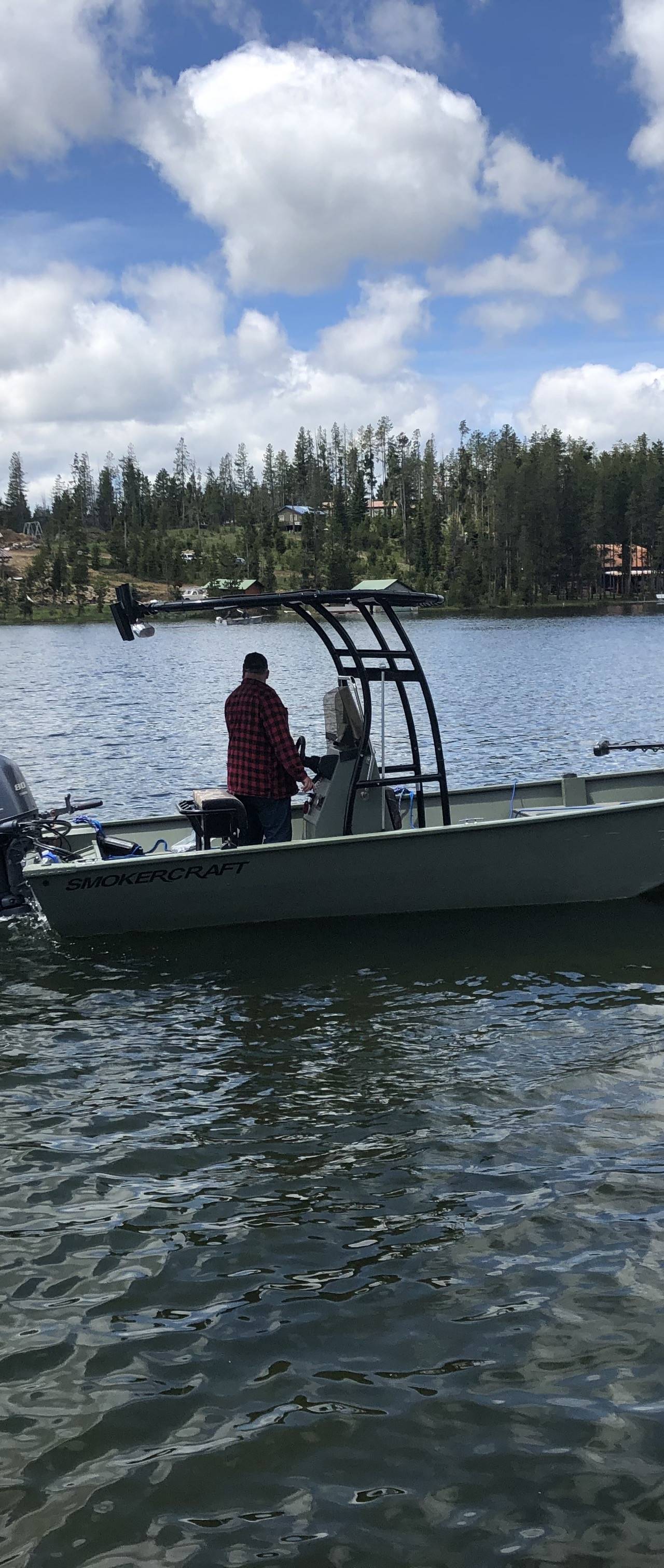 2017 Smoker Craft 1866 Sportsman with SG300 Boat T-Top