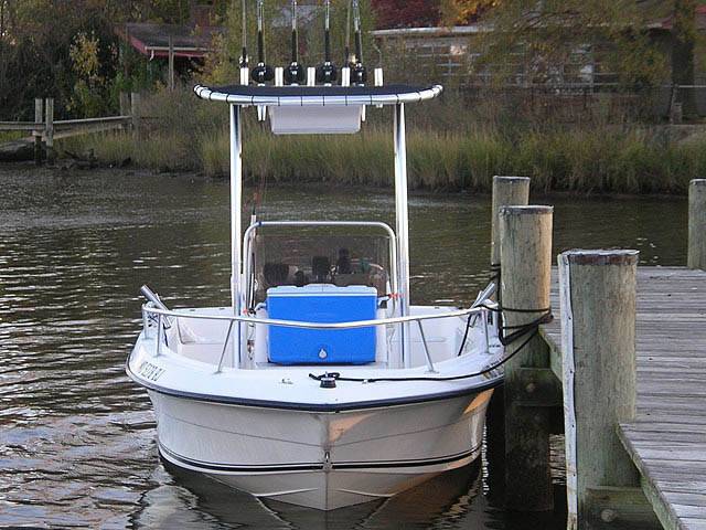 2000 Angler 180 with SG300 Boat T-Top