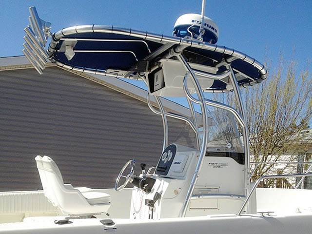 2002 Bombardier Fish Hawk 23' with SG600 Boat T-Top