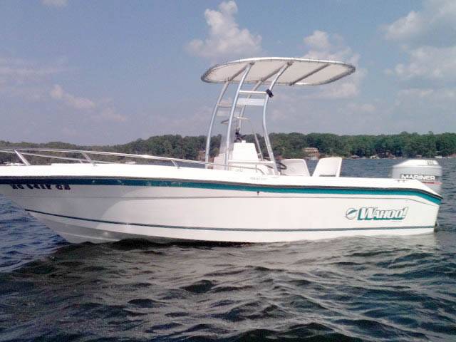 1996 Wahoo 1900cc with SG300 Boat T-Top