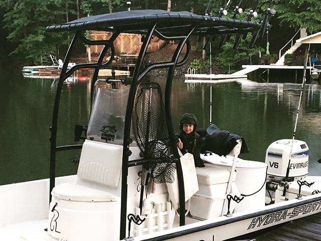 1995 Hydra-Sports Skiff 21' with SG600 Boat T-Top