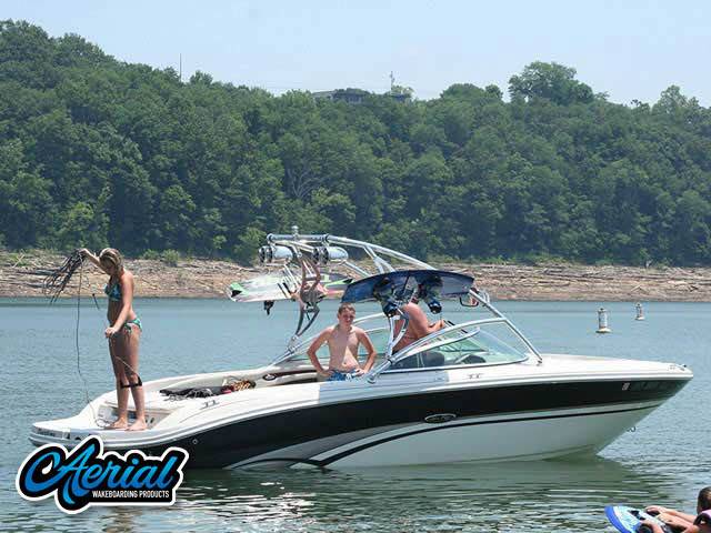 2004 Sea Ray 220 Bowrider with Assault Wakeboard Tower — customer install photo