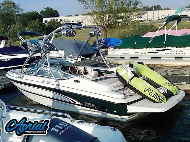 1997 Chaparral 1830SS with Ascent Wakeboard Tower — customer install photo