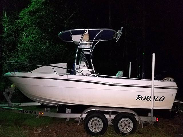 1994 Robalo 1820cc with SG300 Boat T-Top, customer install photo