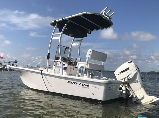 2012 Pro-Line 17cc with SG300 Boat T-Top