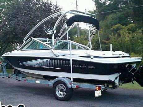 2007 Maxum MX1800 with Airborne Wakeboard Tower — customer install photo