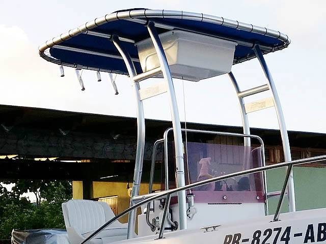 1997 Angler 180 with SG300 Boat T-Top