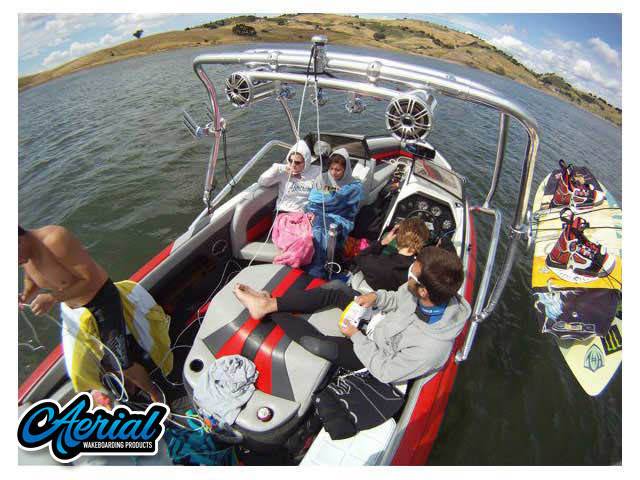 1989 Malibu Sunsetter with Airborne 2.0 Wakeboard Tower — customer install photo