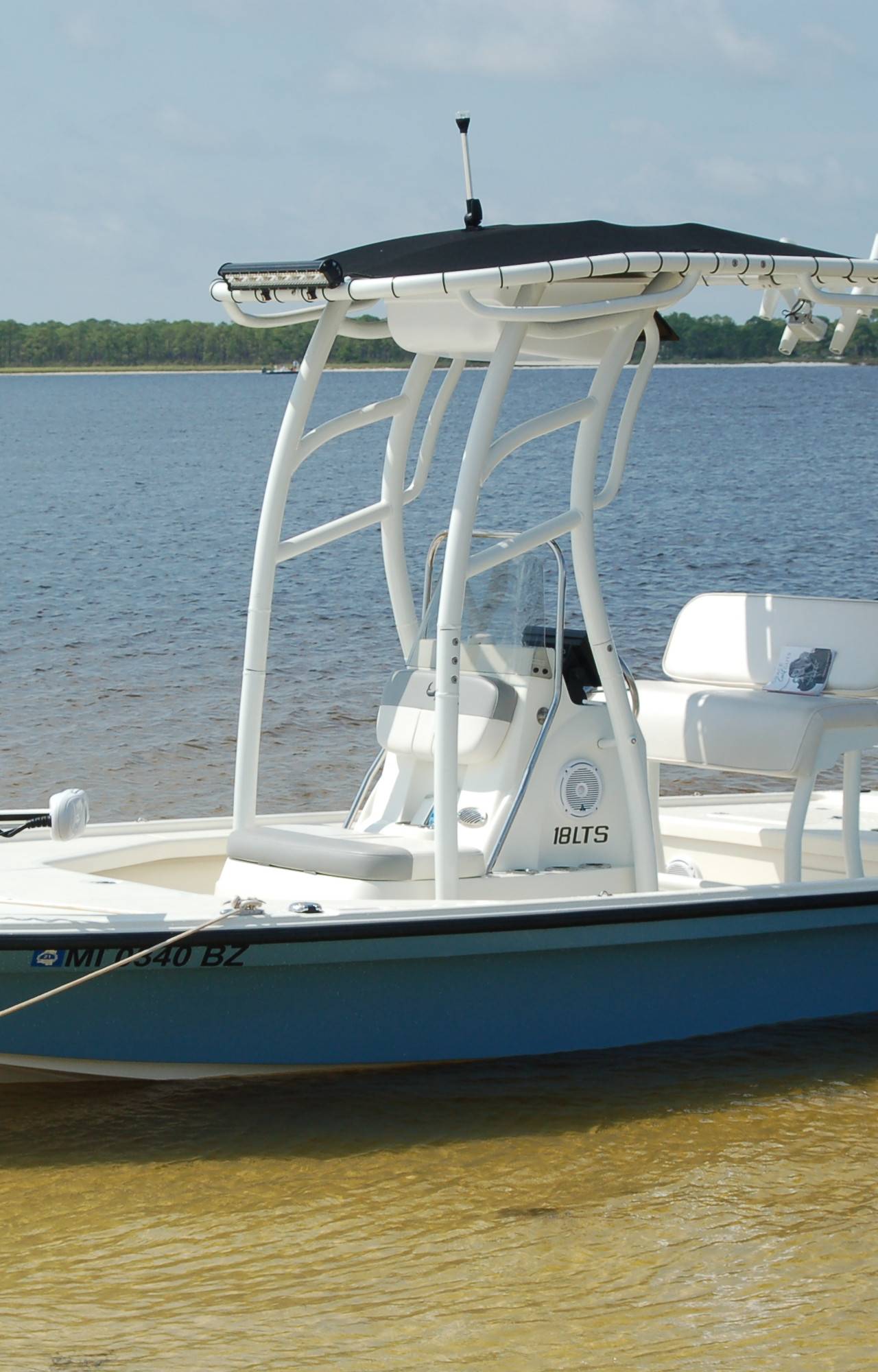 2000 Mako 18 LTS with SG900 Boat T-Top