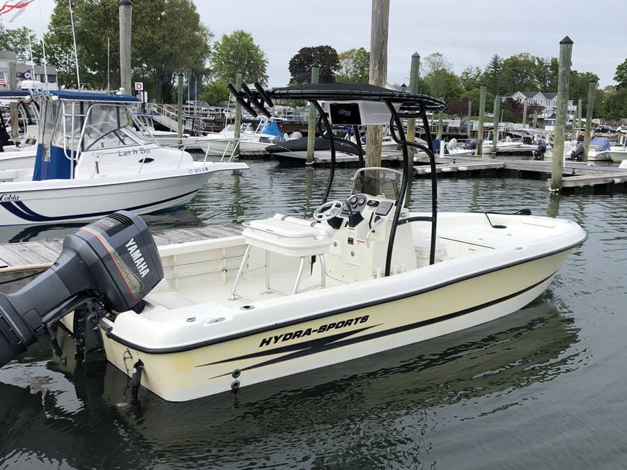 2004 Hydra-Sports Bay Bolt 2300 with SG600 Boat T-Top, customer install photo