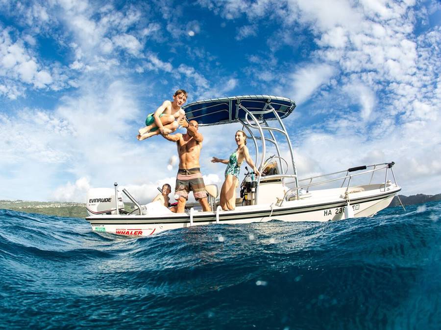 1986 Boston Whaler Outrage with SG600 Boat T-Top