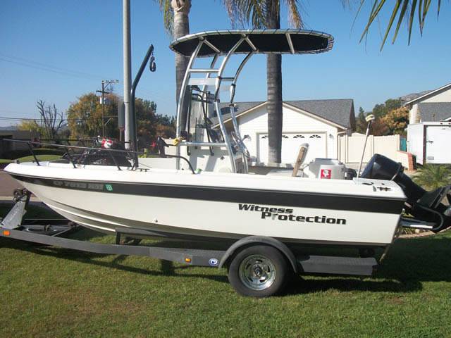1989 Sunbird 173 with SG300 Boat T-Top