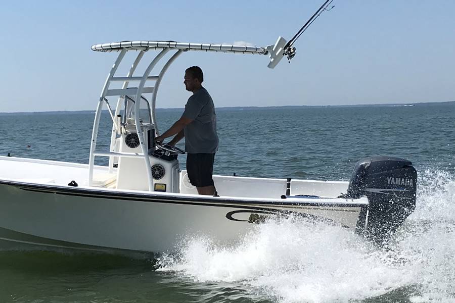 2003 May-Craft 1800 with SG300 Boat T-Top