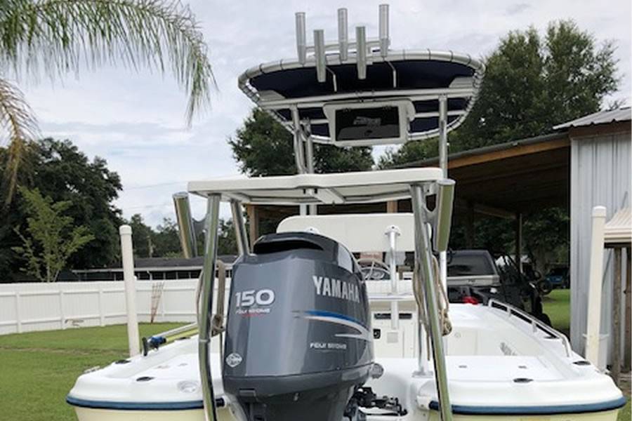 2002 Polar BB 1900 with SG600 Boat T-Top