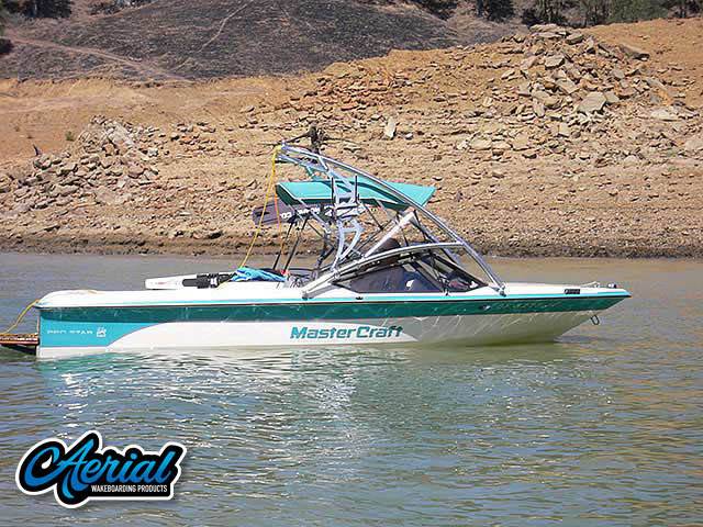 1990 ProStar 190 with Assault Wakeboard Tower — customer install photo