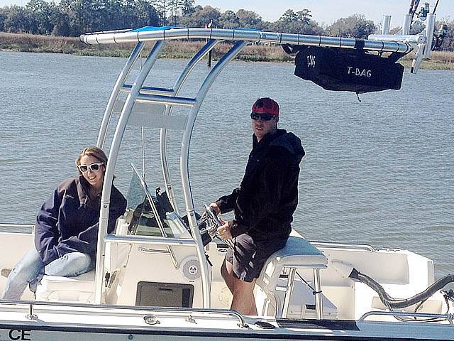 1992 Wahoo 185 OS with SG300 Boat T-Top