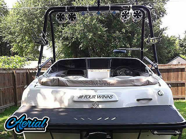 2002 Four Winns Horizon 180 5.0 GL Volvo Penta with Airborne 2.0 Wakeboard Tower