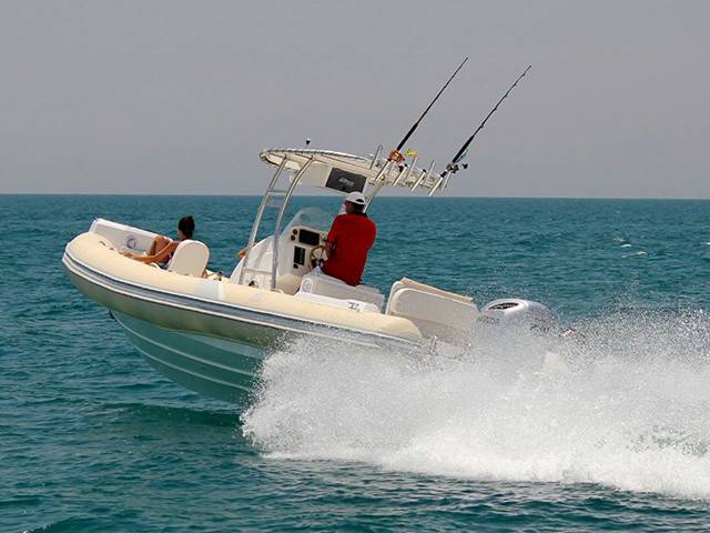 2015 Tiger Marine with SG300 Boat T-Top