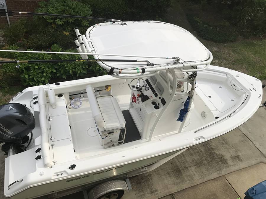 2015 Sea Hunt 196 with SG900 Boat T-Top