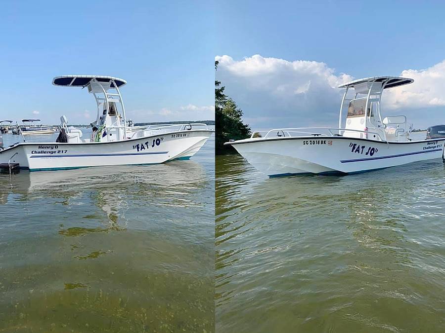 2001 Henry O Challenge 217 with SG300 Boat T-Top