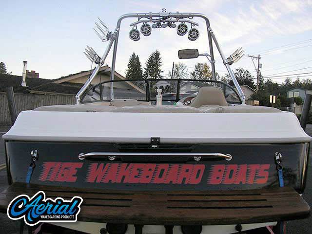 1999 Tige 2100V Limited with Ascent Wakeboard Tower — customer install photo