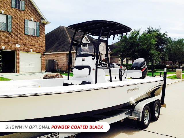 2013 Blue Wave 2400 Purebay with SG300 Boat T-Top, customer install photo