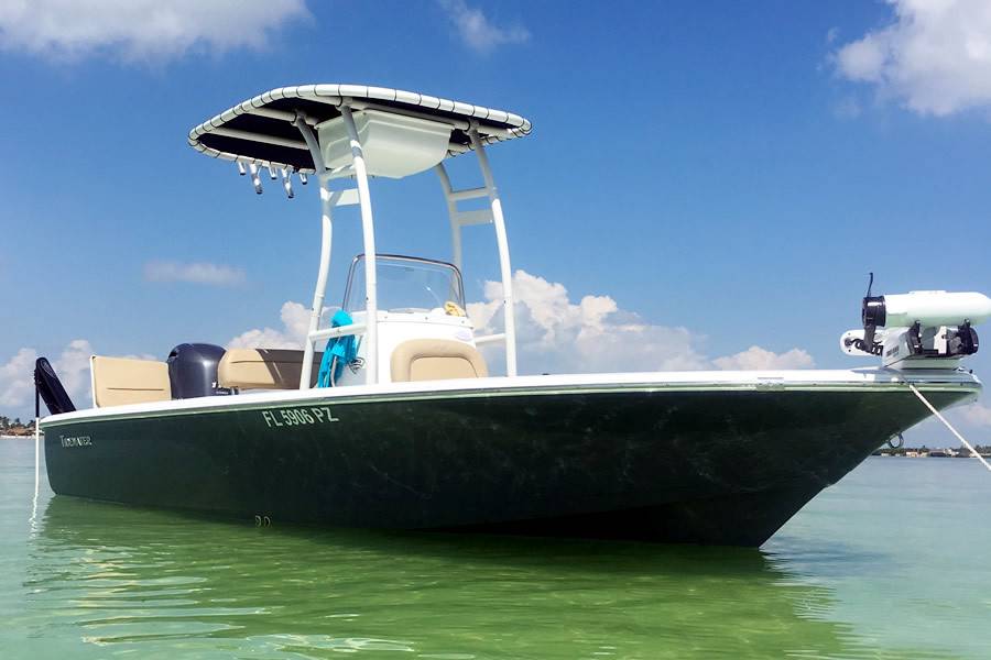 2016 Tidewater 1910 Baymax with SG300 Boat T-Top, customer install photo