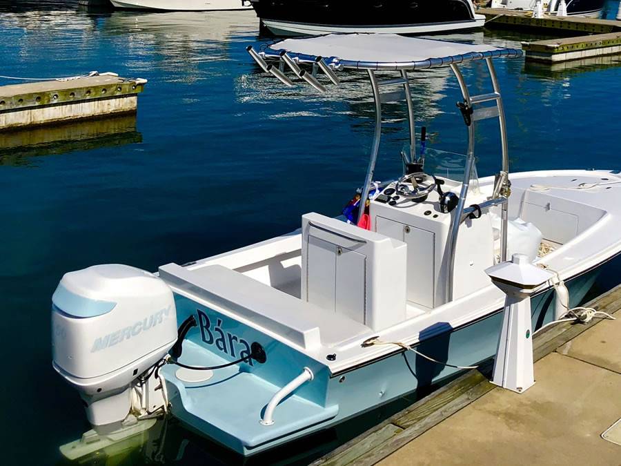 1980 Mako Angler with SG300 Boat T-Top