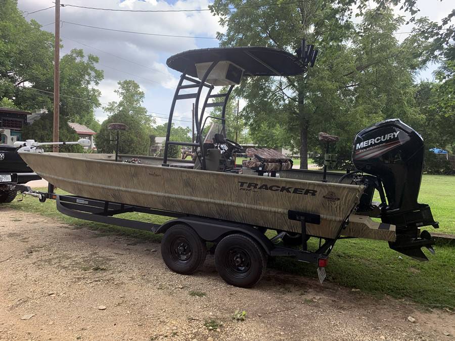 2019 Tracker Grizzly 2072CC with SG300 Boat T-Top, customer install photo