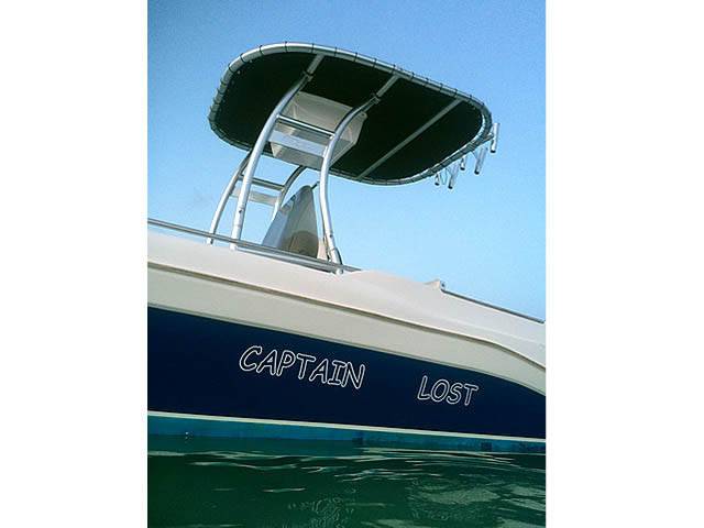 2000 Lenco Marine Cuda 21' with SG300 Boat T-Top