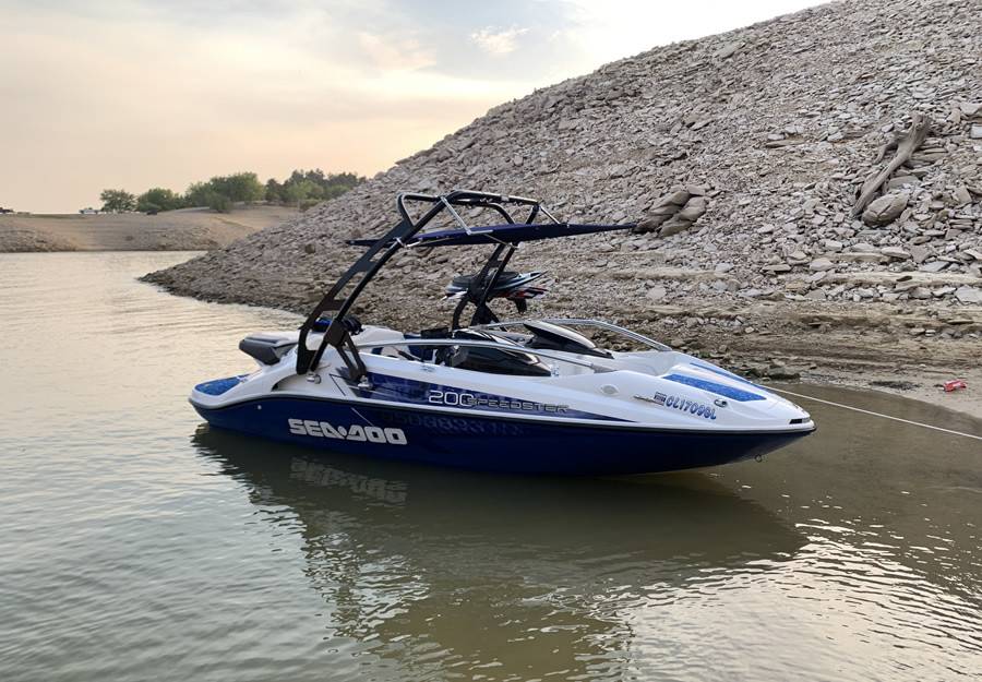 2007 Sea Doo Speedster with FreeRide Wakeboard Tower
