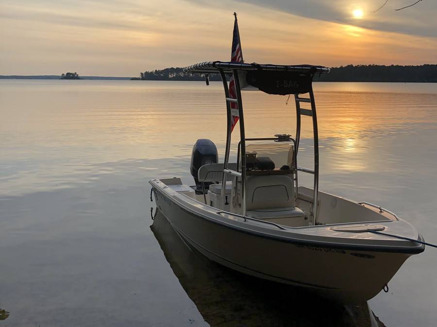 2007 Key West 1720 with SG300 Boat T-Top
