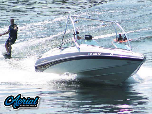 2000 Crownline BR 266 with Airborne Wakeboard Tower — customer install photo